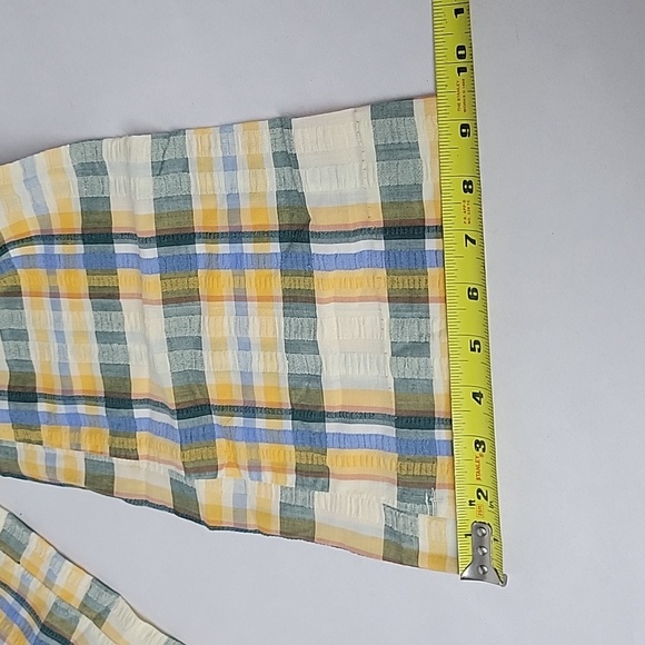 Vintage 1970's Plaid Men's Pants SeerSucker 3 Pockets Zip Closure (28 x 26) - Picture 17 of 17